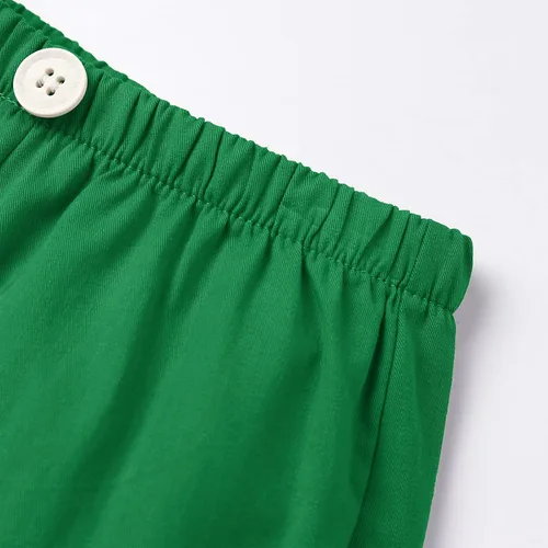 Vista 6 de IWEMEK Disfraz de safari de la selva para el primer cumpleaños de los niños y bebés traje salvaje pantalones cortos tirantes en Y para fotos