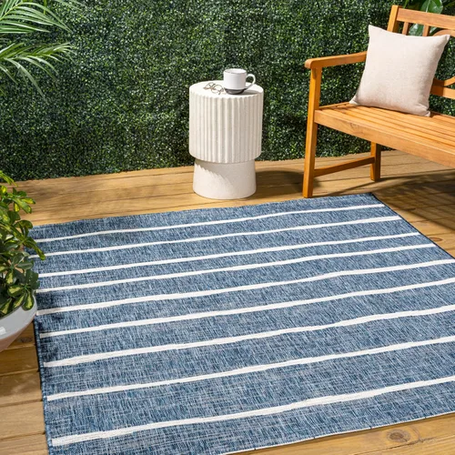 Vista 11 de JONATHAN Y SMB125D-210 - Alfombra de pasillo para interiores/exteriores, diseño bereber a rayas, fácil de limpiar, de alto tráfico, apta
