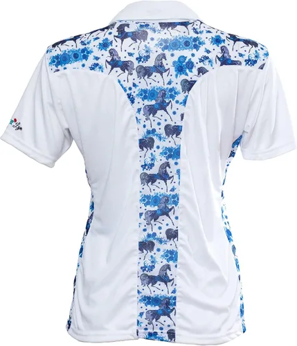 Vista 8 de Anni Lyn Sportswear Polo Cool Breeze para mujer Blanco sólido