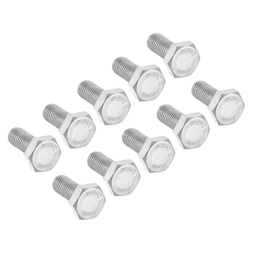 Vista 34 de 10 tornillos hexagonales M6 M6-0.039 x 1.575 in UNC Tornillos de cabeza hexagonal A2-70 (304) de acero inoxidable totalmente roscados, totalmente