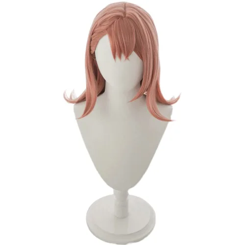 Vista 25 de Peluca Cosplay Negro Púrpura y Azul Claro 10.2 in Lindo Anime Halloween