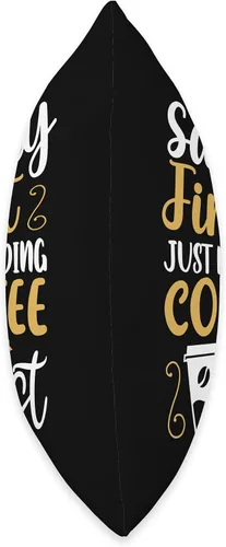 Vista 2 de Safety First Just Kidding Coffee First Throw Pillow