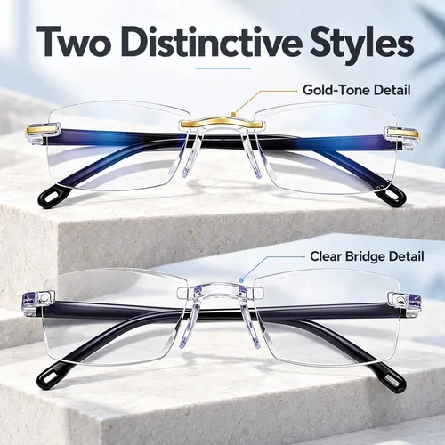 Vista 5 de 2027 New Auto Focus Glasses Self Adjusting-Self Adjusting Smart Glasses Auto Adjusting Eye Glasses For Near And Far, Smart Lenses Auto Focus Silver