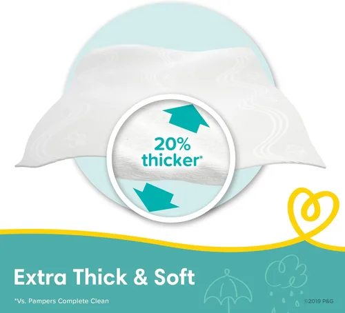 Vista 7 de PAMPERS - Pañales desechables Baby Dry talla 5 por 164 unidades; suministro para un mes que incluye 6 paquetes con tapa de toallitas para bebé por