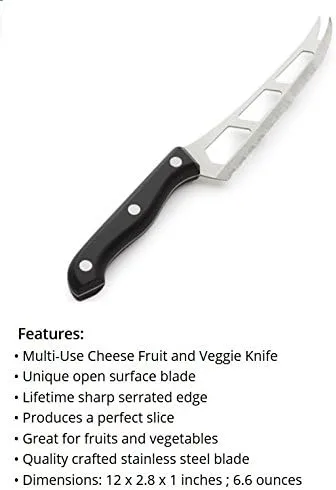 Vista 3 de Prodyne CK-300 Cuchillo multiusos para frutas y verduras de queso