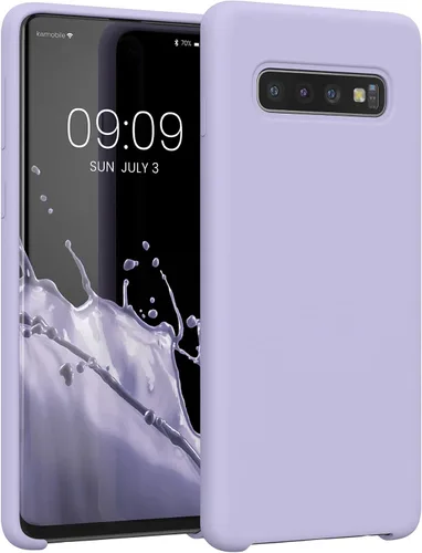 Vista 326 de kwmobile Funda compatible con Samsung Galaxy S9 - Funda de silicona TPU con acabado suave - Blue Reef