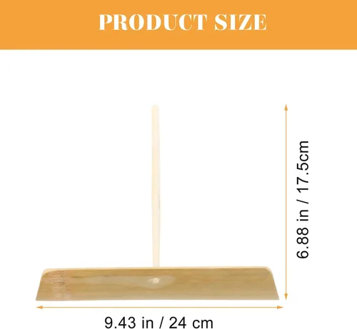 Vista 2 de PRETYZOOM Juego de cepillos de aceite para panqueques, kit de esparcidor de crepé, herramientas de cocina profesional, juego de 2 piezas, fácil