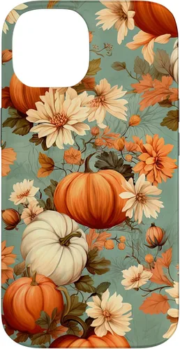 Vista 4 de Funda con temática de otoño para iPhone 11 con diseño de calabaza de otoño para mujer
