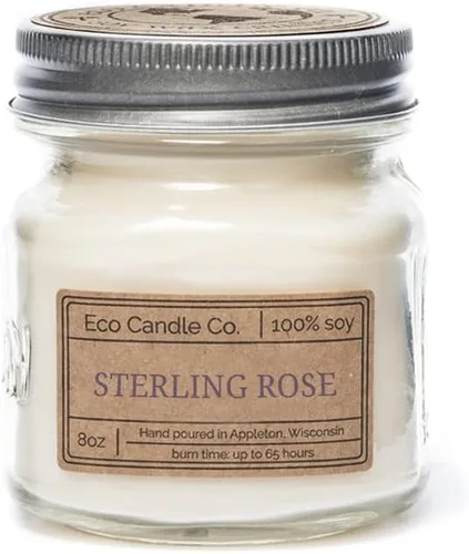 Vista 33 de Eco Candle Co. Vela Reciclada, Gardenia y Guayaba, 6 oz. – Aromas de Gardenia, Jazmín, Guayaba y Verdes Tropicales – 100% Cera de Soja, Sin Plomo