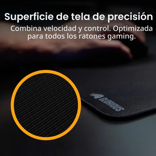Vista 5 de GLORIOUS Alfombrilla de mouse para juegos extendida GMP 2 3XL