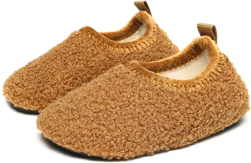 Vista 3 de ditont Toddler Boys Girls Indoor House Slippers Lightweight Kids Baby Non-Slip First Walking Home Socks Shoes