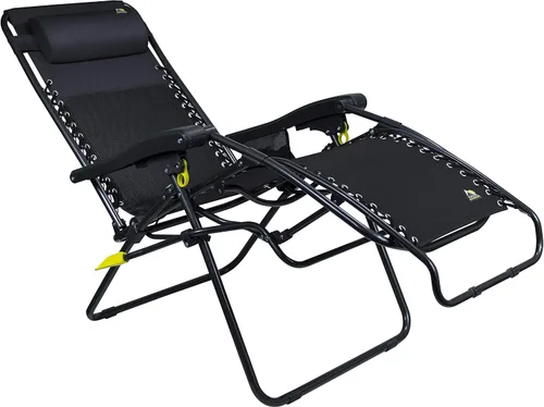 Vista 5 de GCI Outdoor Freeform Zero Gravity - Silla de campamento regular, color negro