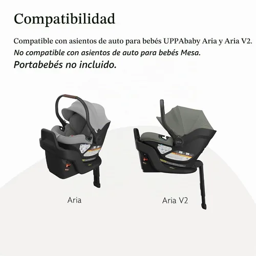 Vista 7 de UPPAbaby Extra Aria - Base de asiento de coche con pata de carga, se adapta al asiento de automóvil infantil Aria