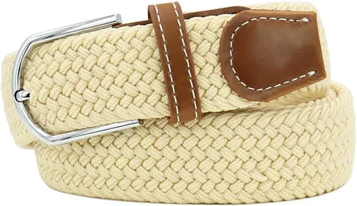 Vista 14 de Mixed Color Woven Stretch Braided Belts for Men and Women Fashion Elastic Belts