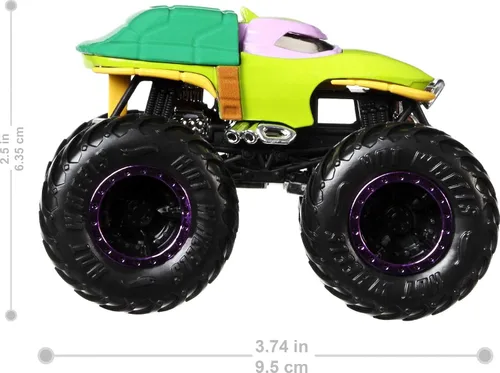 Vista 7 de Hot Wheels Monster Trucks Paquete de 2, Conjunto Demolition Doubles de 2 Vehículos de Juguete a Escala 1:64, para Niños y Coleccionistas