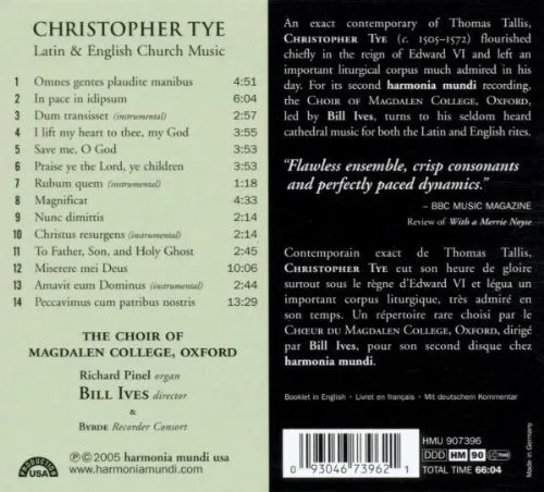 Vista 2 de Christopher Tye Latin & English Church Music
