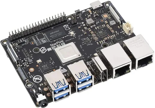 Vista 2 de VisionFive2 RISC-V AI Computadora de placa única basada en JH7110 SoC Quad-core 64bit Procesador 3D GPU a bordo LPDDR4 8GB RAM WiFi y HDMI