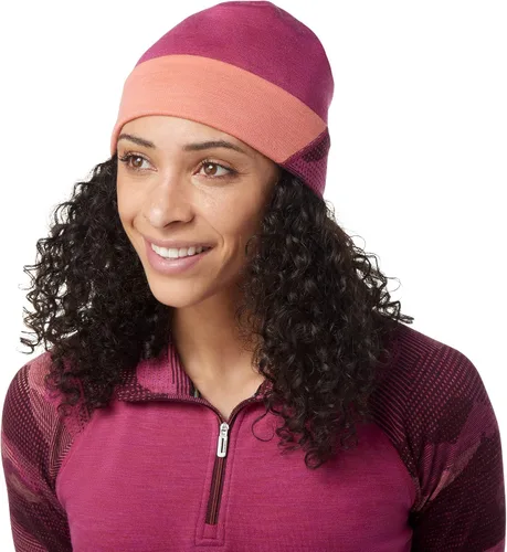 Vista 3 de Smartwool Gorro térmico de lana merino con bloque de color merino para hombre y mujer