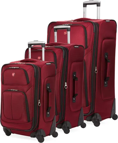Vista 55 de SwissGear - Equipaje suave expandible Sion con ruedas, Negro