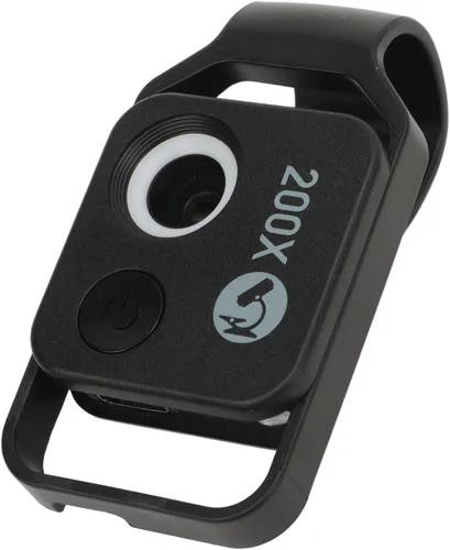 Vista 5 de 200X HD Teléfono Mini Microscopio de Bolsillo Portátil Digital Microscopio Cámara con Lente CPL para Enseñar Experimento Construido en Batería