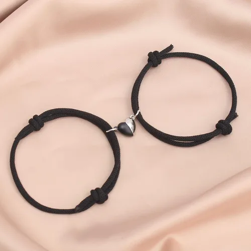 Vista 4 de Couples Bracelets Matching Bracelets for Couples Long Distance Couple Bracelets for Girlfriend Boyfriend Best Friend Love Bracelet for Women Men