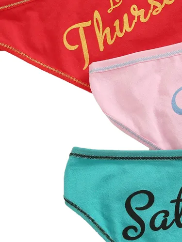 Vista 4 de Verdusa Conjunto de ropa interior de bikini suave con estampado de dibujos animados para mujer