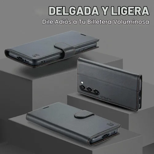 Vista 6 de FLIPALM - Funda tipo cartera para Samsung Galaxy S23 Plus/S23+, color negro