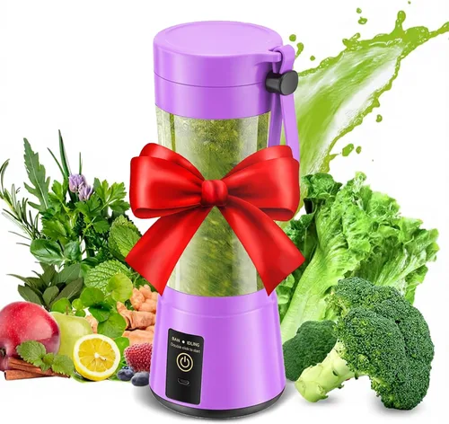 Vista 10 de Licuadora de jugo de mano, tazas de licuadora para llevar para hacer Petal