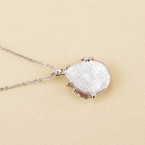 Vista 5 de Bivei Collar con colgante de cristal curativo de amatista y ópalita de cuarzo rosa con envoltura de alambre vintage