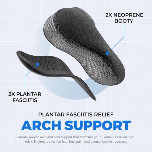 Vista 5 de Plantillas para fascitis plantar Plantillas de zapatos para pies planos Alivio del dolor clínicamente probado y comodidad Insertos ortopédicos