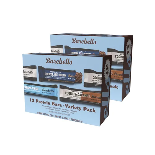 Vista 59 de Barebells Paquete variado de barras de proteínas, 12 unidades, barras de 1.9 onzas, bocadillos de proteína con 0.71 oz de alto contenido