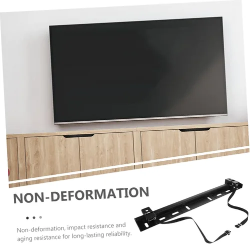 Vista 7 de Studless TV Wall Mount Bracket Black 45kg 32-65 Inch L Shaped