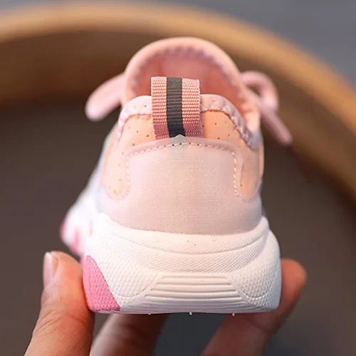 Vista 3 de Zapatos deportivos cálidos de cuero de invierno para niñas pequeñas, de encaje suave, para bebés, zapatos de tenis para bebés (rosa, 18-24 meses)