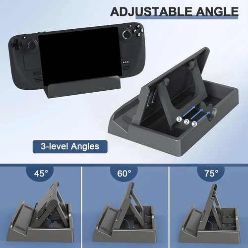 Vista 2 de Base de soporte ajustable para cubierta de vapor de válvula 2021, interruptor, tabletas y smartphones, accesorios de cubierta de vapor 3 niveles