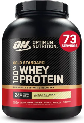 Vista 39 de Optimum Nutrition Estándar dorado 100% Proteína de Suero de Leche en Polvo, Pie de lima, 1.8 Libra