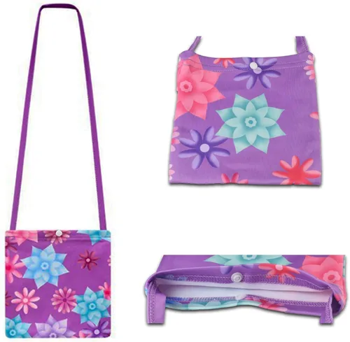Vista 6 de Yarde Isabella Mirabel - Vestido de Halloween para niña con bolsa, tocado de princesa