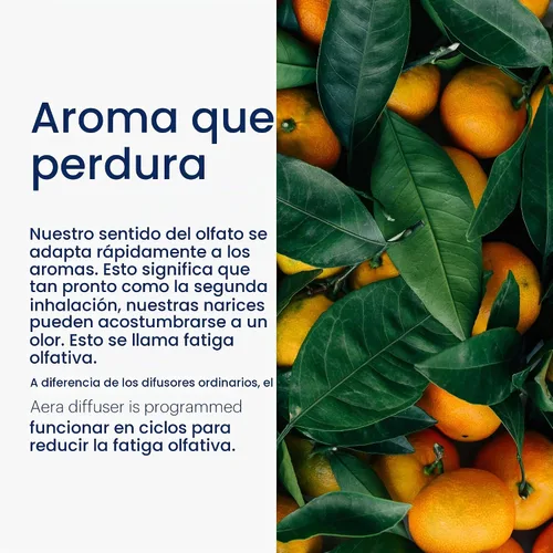 Vista 7 de Aera Mini Difusor de Fragancia para el Hogar Enchufable: Control de Aroma con Aplicación para Hogar Inteligente, Aceite Esencial y Aromaterapia
