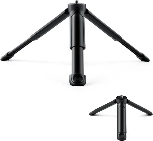 Vista 8 de Mini trípode de 1/4, soporte de escritorio de sobremesa, trípode compacto con tornillo de 1/4 pulgadas para luz weeylite K21, luz fotográfica