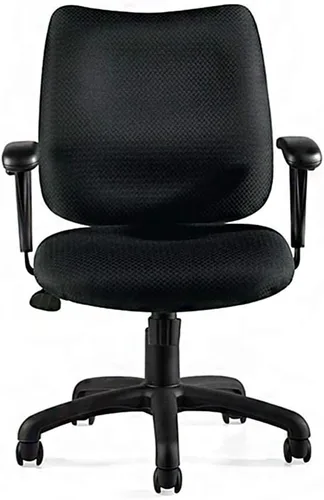 Vista 11 de GOF Silla de escritorio de oficina de tela ergonómica, asiento de trabajo y tareas para conferencias, administración, uso de oficina en casa, diseño