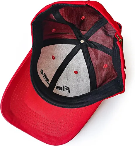 Vista 4 de Pontiac Fiero 2M4 Gorra de béisbol roja, Rojo
