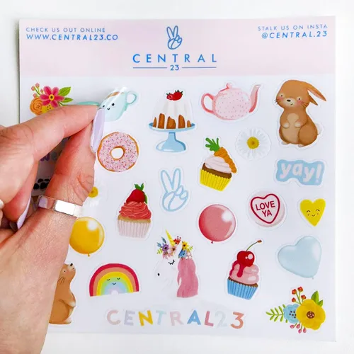 Vista 3 de CENTRAL 23 Bonita tarjeta de cumpleaños para niña, tarjeta de primer cumpleaños, con texto en inglés «Look Who's One», tarjetas de cumpleaños