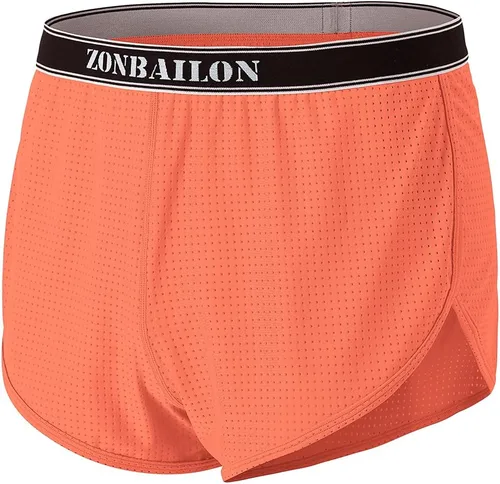 Vista 5 de ZONBAILON Mens Pajama Sleep Shorts Mesh Booty Sexy 3 Inch Lounge Underwear