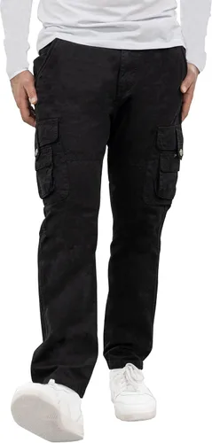 Vista 4 de X RAY Pantalones cargo de pierna recta de ajuste regular para hombre