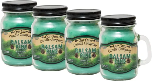 Vista 41 de Grandma's Kitchen - Mini vela perfumada en tarro Mason de Our Own Candle Company, 3.5 onzas (paquete de 4)