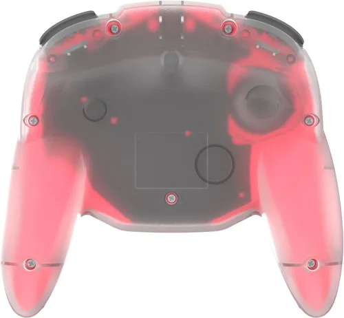 Vista 6 de Retro-Bit Tribute 64 - Controlador inalámbrico de 24 GHz para Nintendo 64 N64 Switch PC MacOS RetroPie Raspberry Pi y otros dispositivos USB rojo