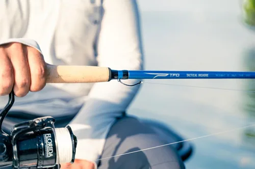 Vista 2 de Temple Fork Outfitters Cañas giratorias Tactical Inshore Series - Nuevo 2022, azul