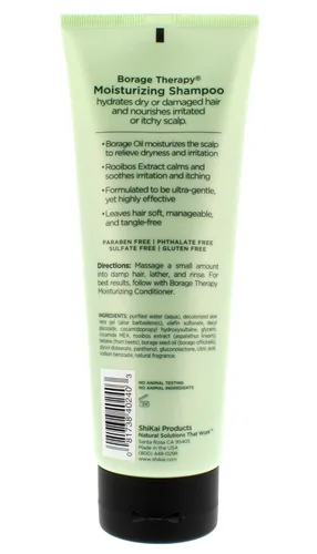 Vista 2 de Shikai Borage Therapy Champú Hidratante, 8 Oz