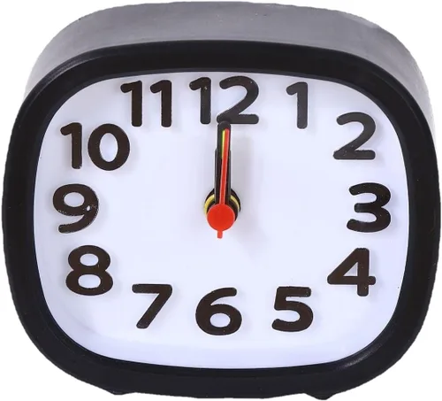 Vista 3 de Reloj despertador analógico para dormitorios, reloj despertador digital para niños, reloj despertador silencioso de pared, reloj de pared, reloj