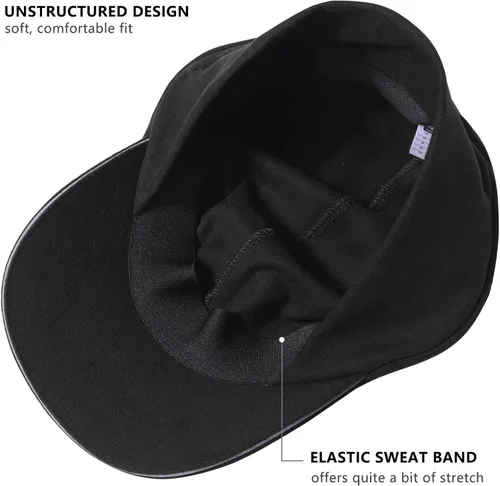 Vista 4 de GADIEMKENSD Sombrero de cola de caballo reflectante de invierno para mujer con calentador de orejas desplegable