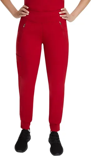 Vista 8 de Healing Hands Pantalón de uniforme médico tipo jogger para mujer Tara con 6 bolsillos, duradero, elástico en 2 direcciones y tela de fácil cuidado